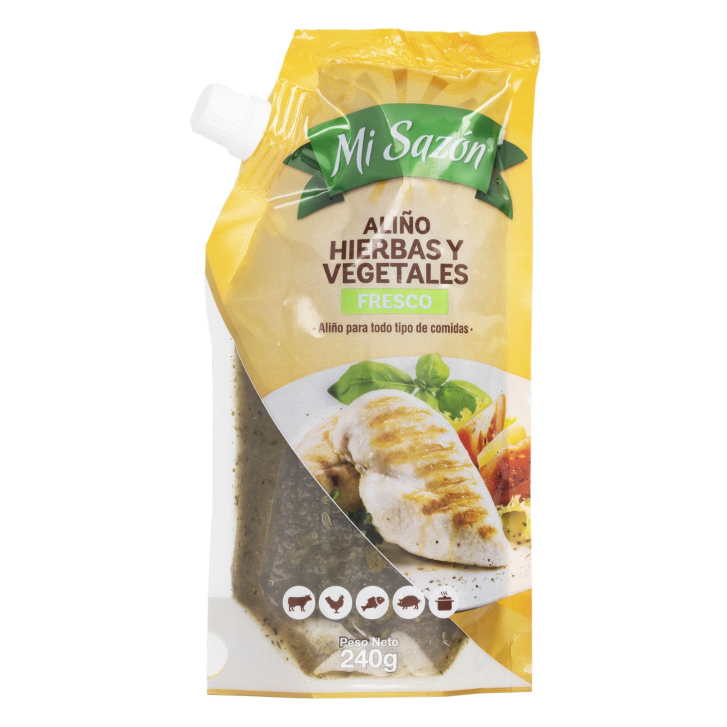 Aliño Hierbas & Vegetales MI SAZÓN 240 g