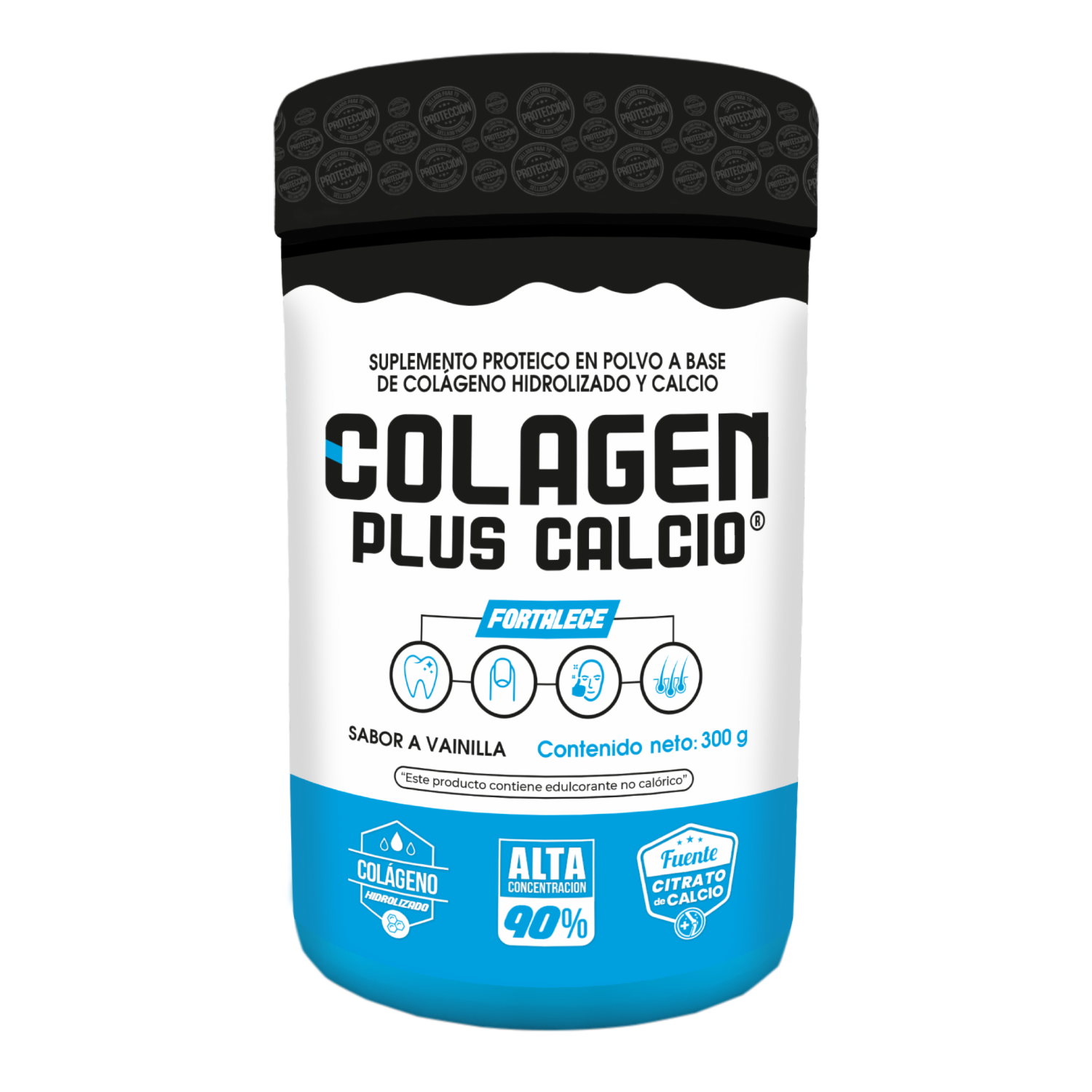 Colágeno En Polvo Sabor A Vainilla COLAGEN PLUS Frasco