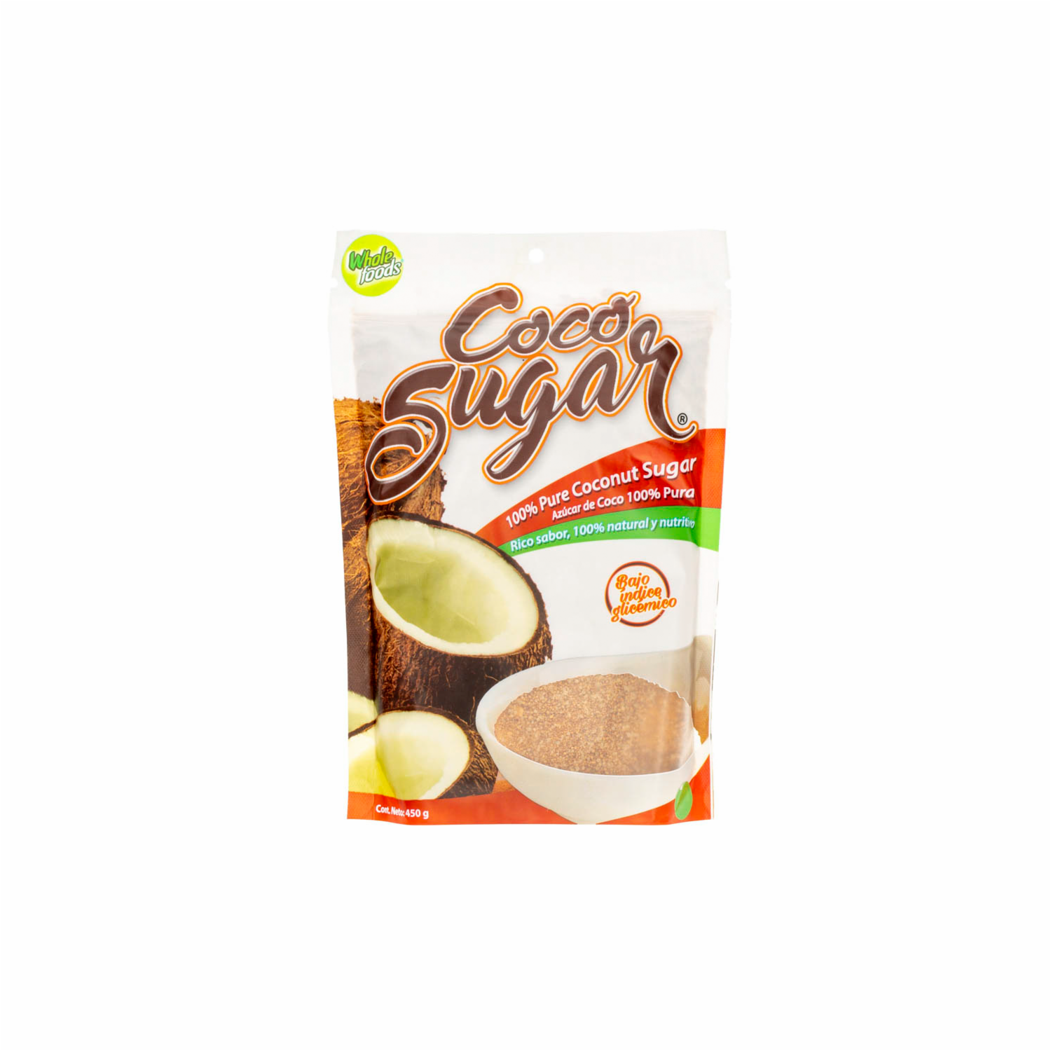 Azúcar De Coco Granulada Orgánica COCO SUGAR 450 G