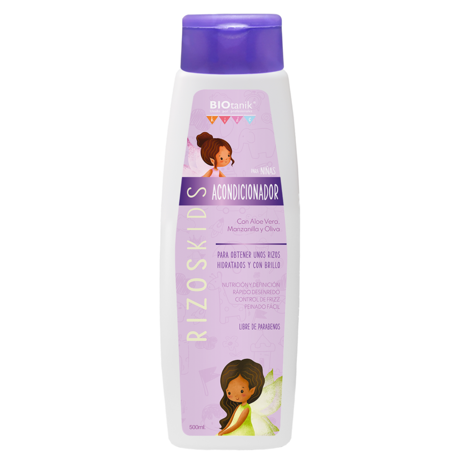 Acondicionador Infantil Rizos Hidratados Kids BIOTANIK 500 Ml
