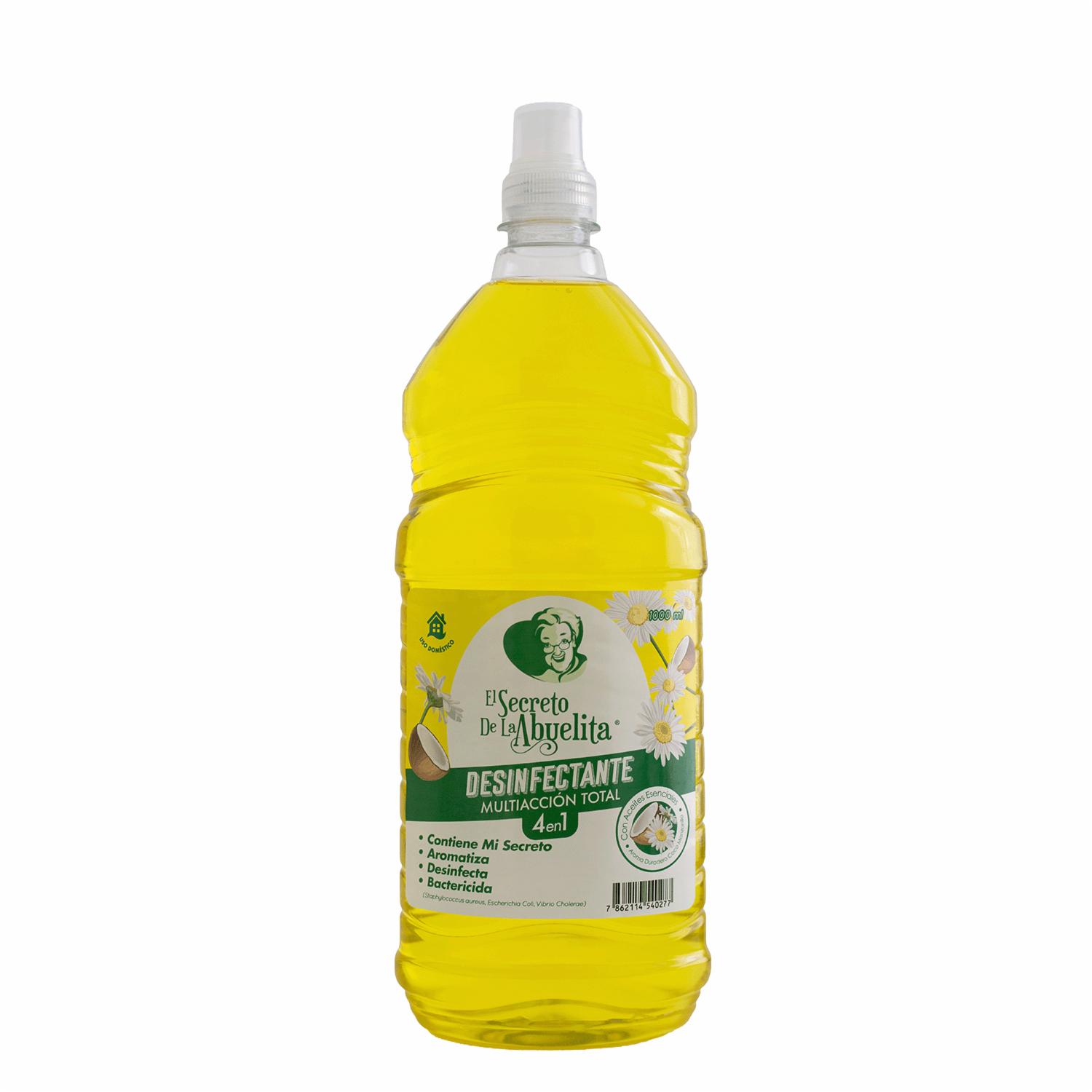 Limpiador Desinfectante Mutilación Total Coco Manzanilla EL SECRETO DE LA ABUELITA 1000 Ml