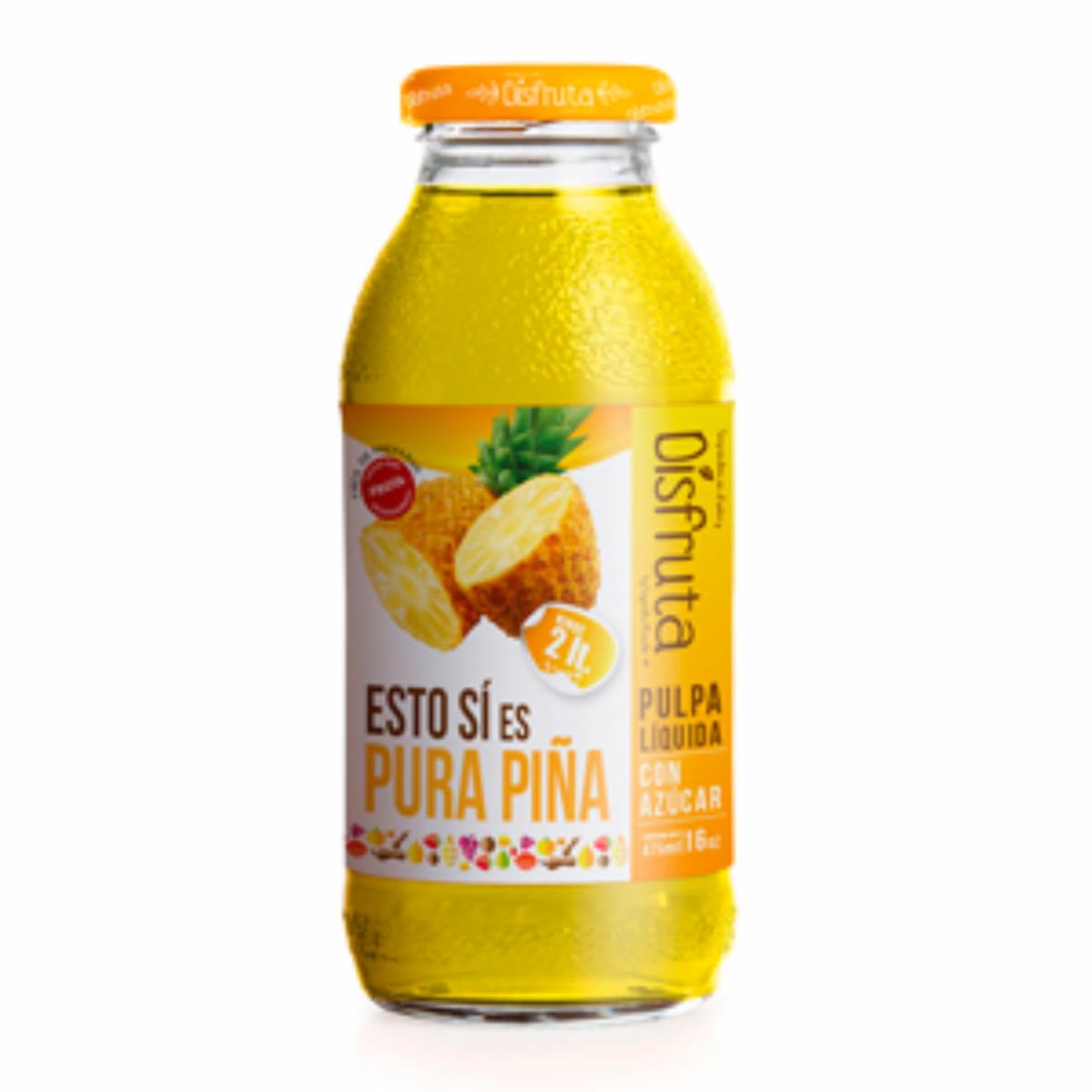 Pulpa De Piña Con Azúcar DISFRUTA 475 Ml
