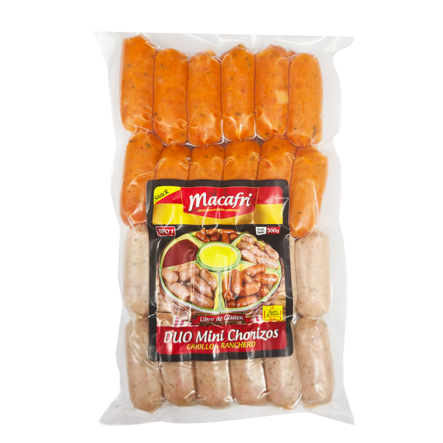 Mini Chorizo Dúo Tipo 1 MACAFRI 300 g