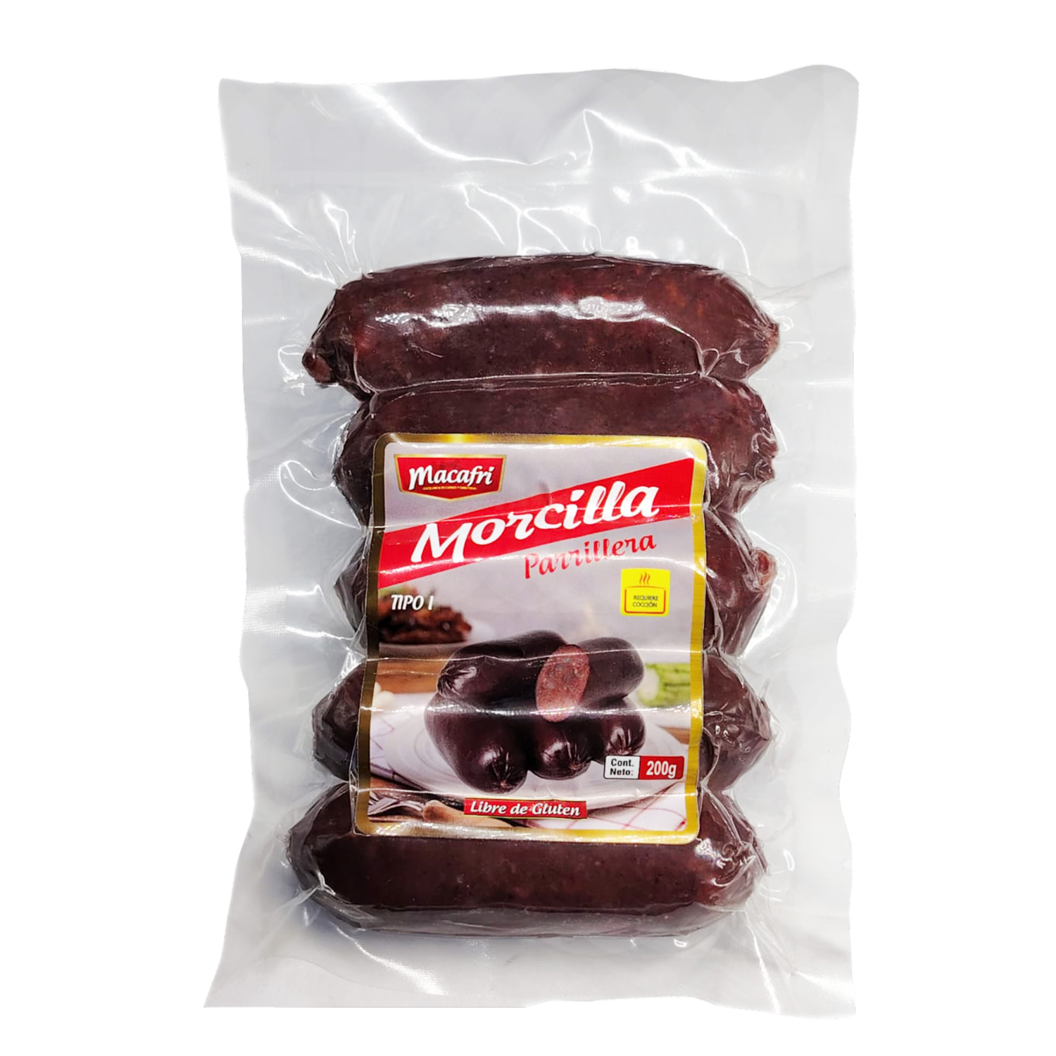 Morcilla Parrillera Tipo 1 MACAFRI 200 G