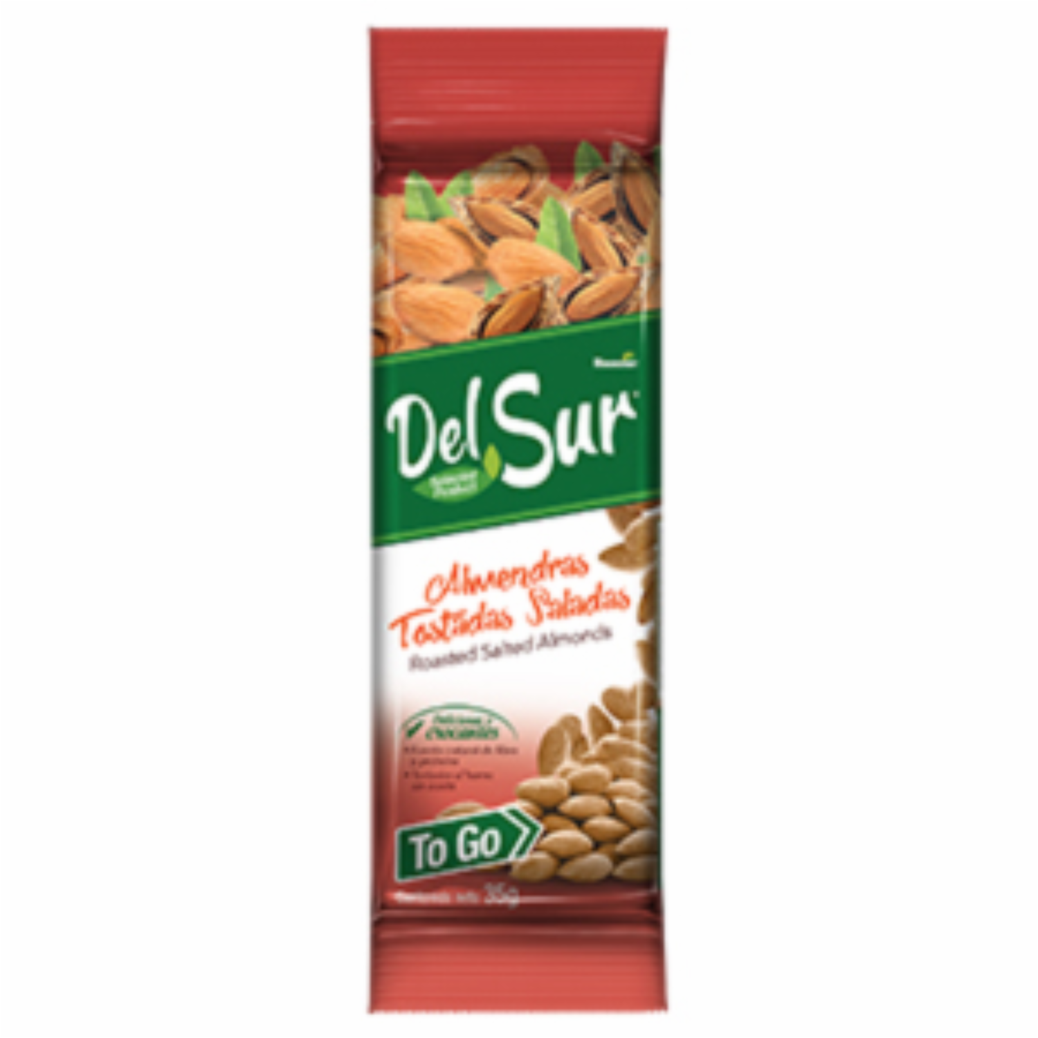 Frutos Secos Mix Almendras Tostadas Saladas DEL SUR 35 G
