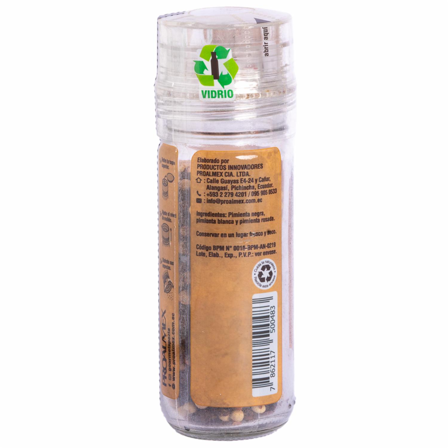Pimienta 3 Variedades En Molinillo SPEZIA 42 G