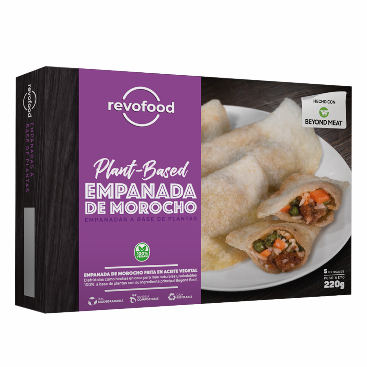 Empanada De Morocho Con Beyond Meat REVOFOOD 220 G
