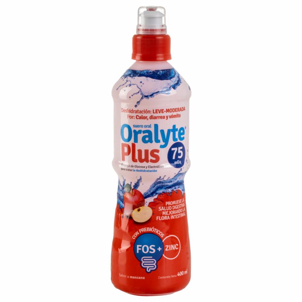 Hidratante Plus Sabor A Manzana 75 Meq ORALYTE 400 Ml