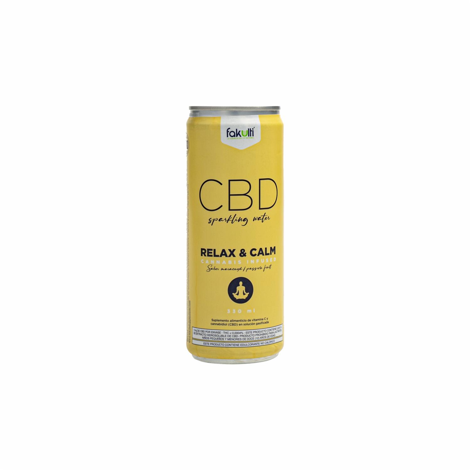 Agua Sabor A Maracuyá Cbd FAKULTI 330 Ml