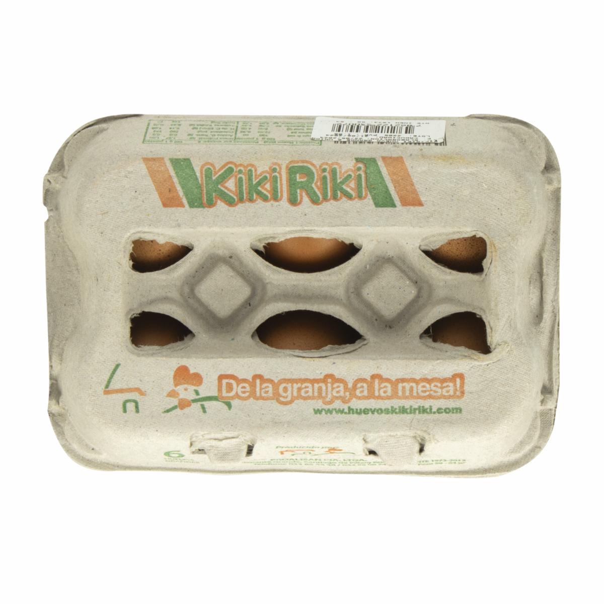 Huevos Grandes KIKI RIKI X 6 Uds
