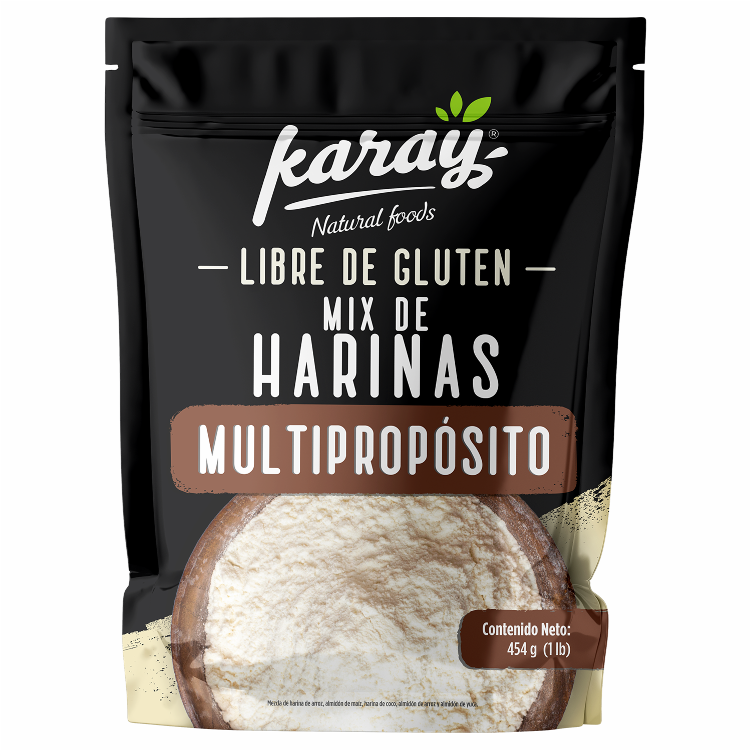 Harina Multipropósito Libre De Gluten KARAY 454 G