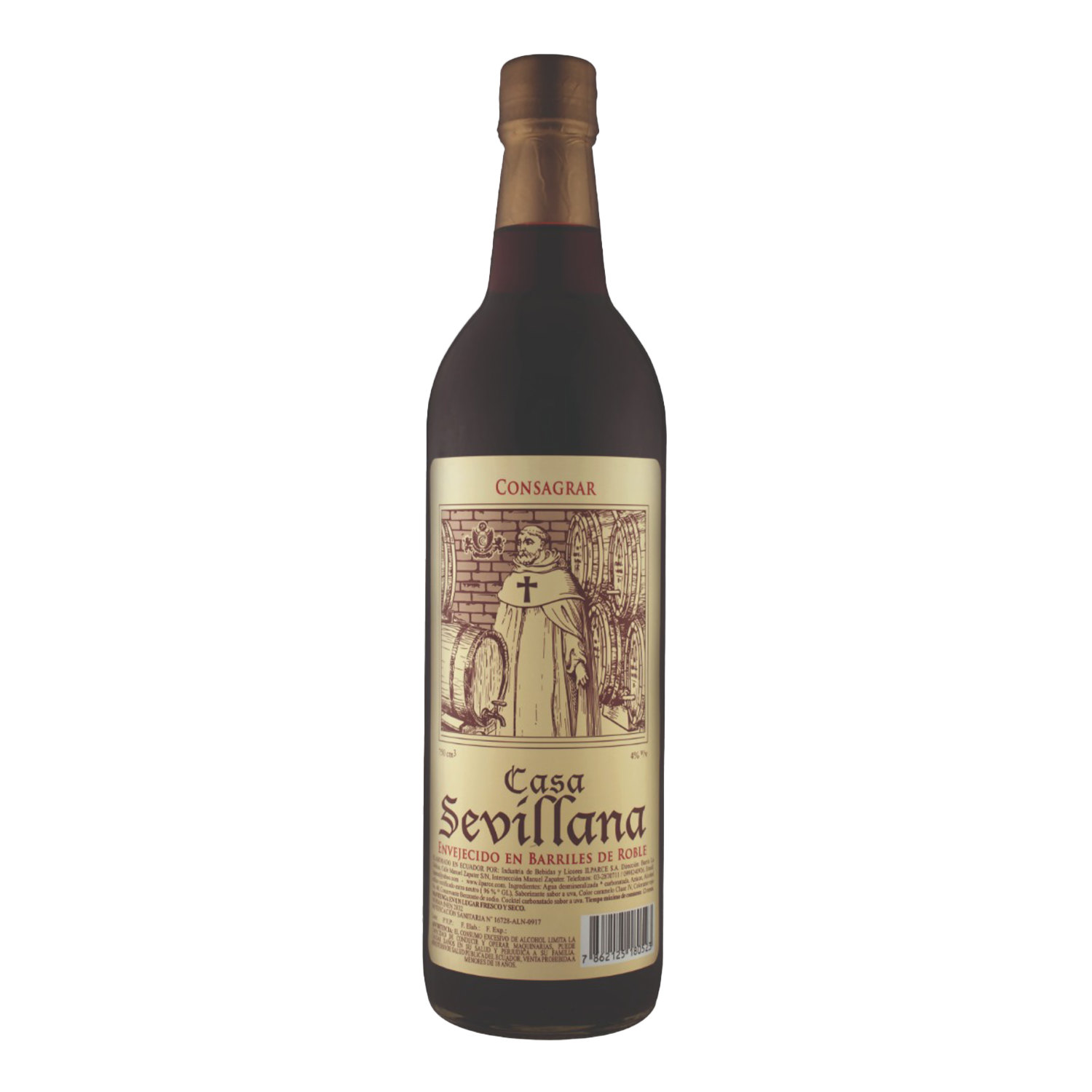 Vino Tinto De Consagrar CASA SEVILLANA 750 Ml