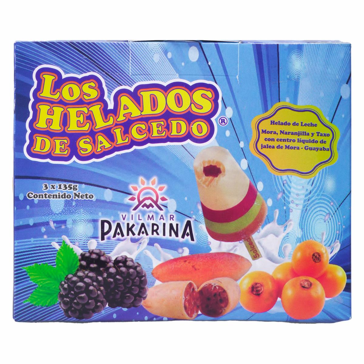 Helados De Salcedo Rellenos Jalea LOS HELADO DE SALCEDO X 3 135 G
