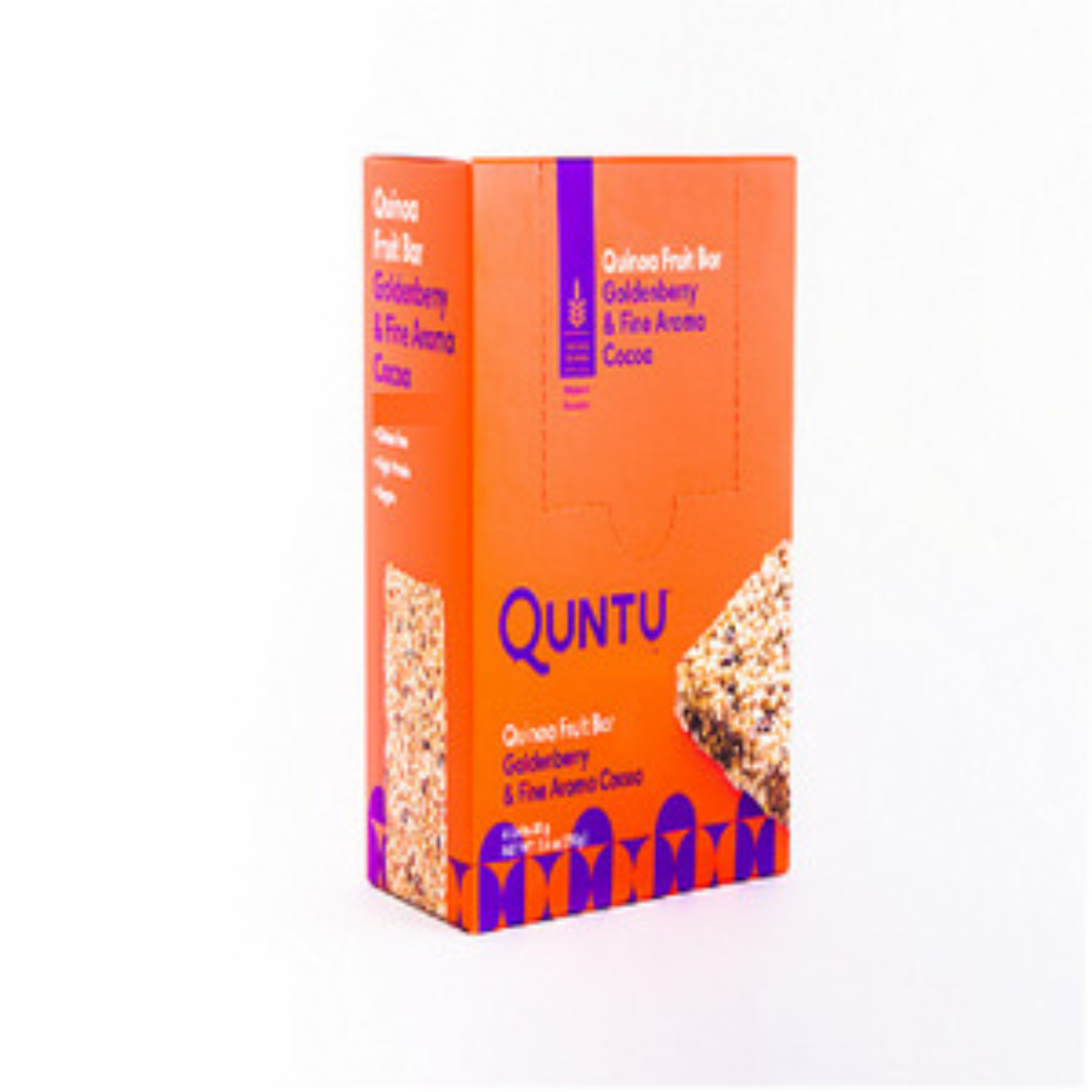 Barra De Cereales De Quinua Uvilla Cacao Orgánico Sin Gluten QUNTU Paquete X 6 210 G