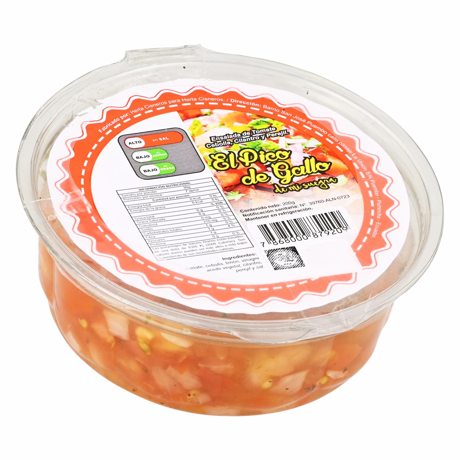 Ensalada Pico De Gallo DE MI SUEGRA 200 G