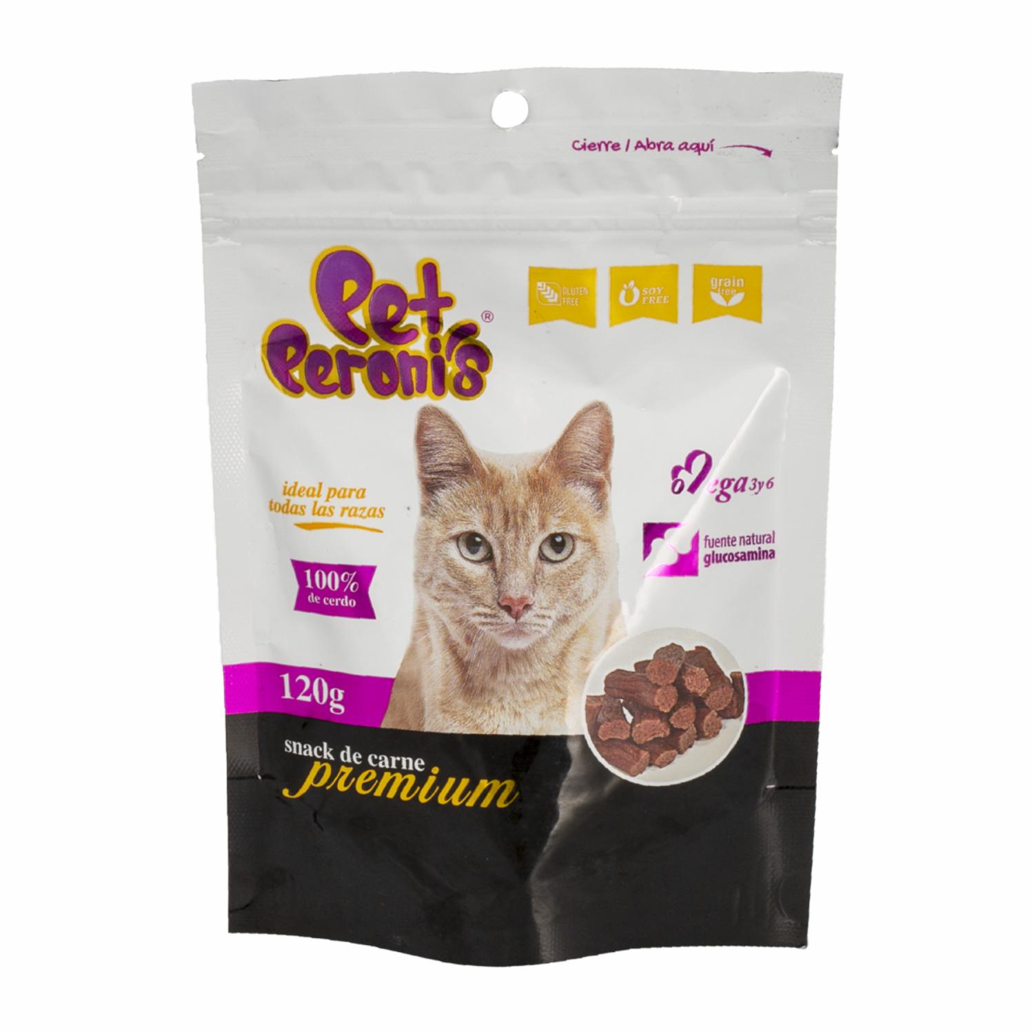 Snack Para Gatos De Carne PETPERONI’S 120 G