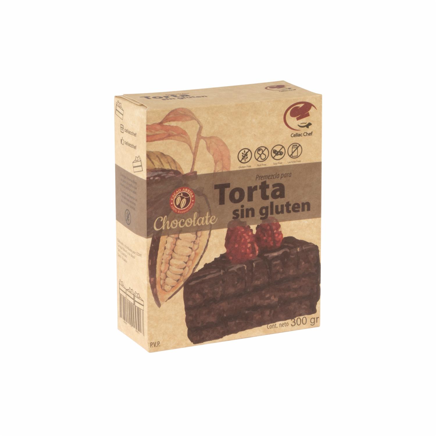 Torta De Chocolate Premezcla Sin Leche CELIAC CHEF 300 G