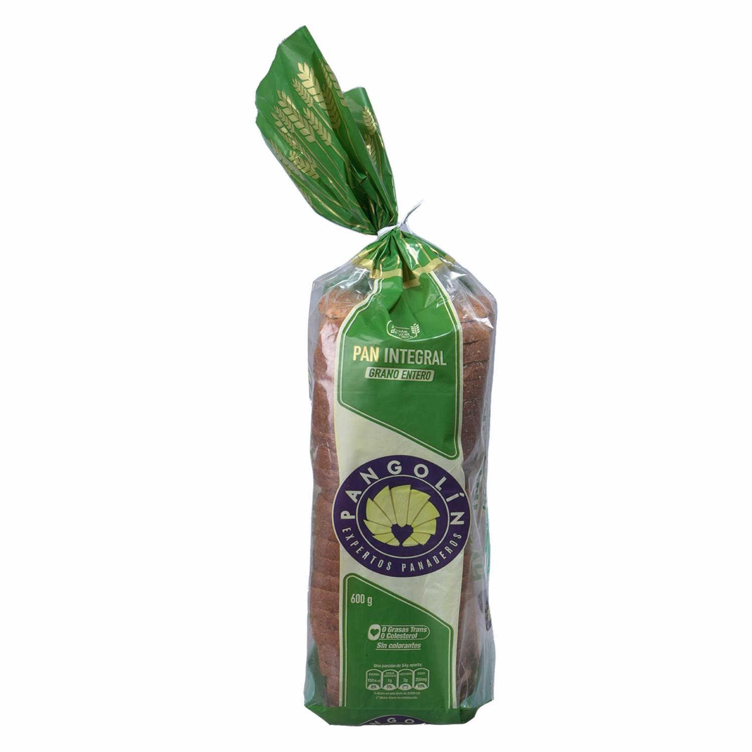 Pan Integral Grande PANGOLÍN 600g