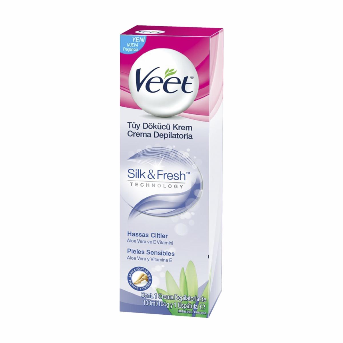Crema Depilatoria Corporal Para Piel Sensible VEET 100 Ml