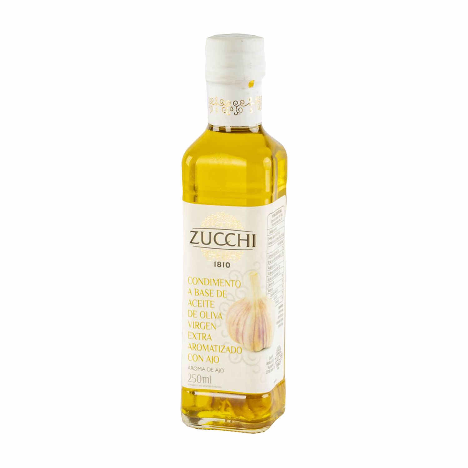 Aceite De Oliva Extra Virgen Con Ajo ZUCCHI Botella