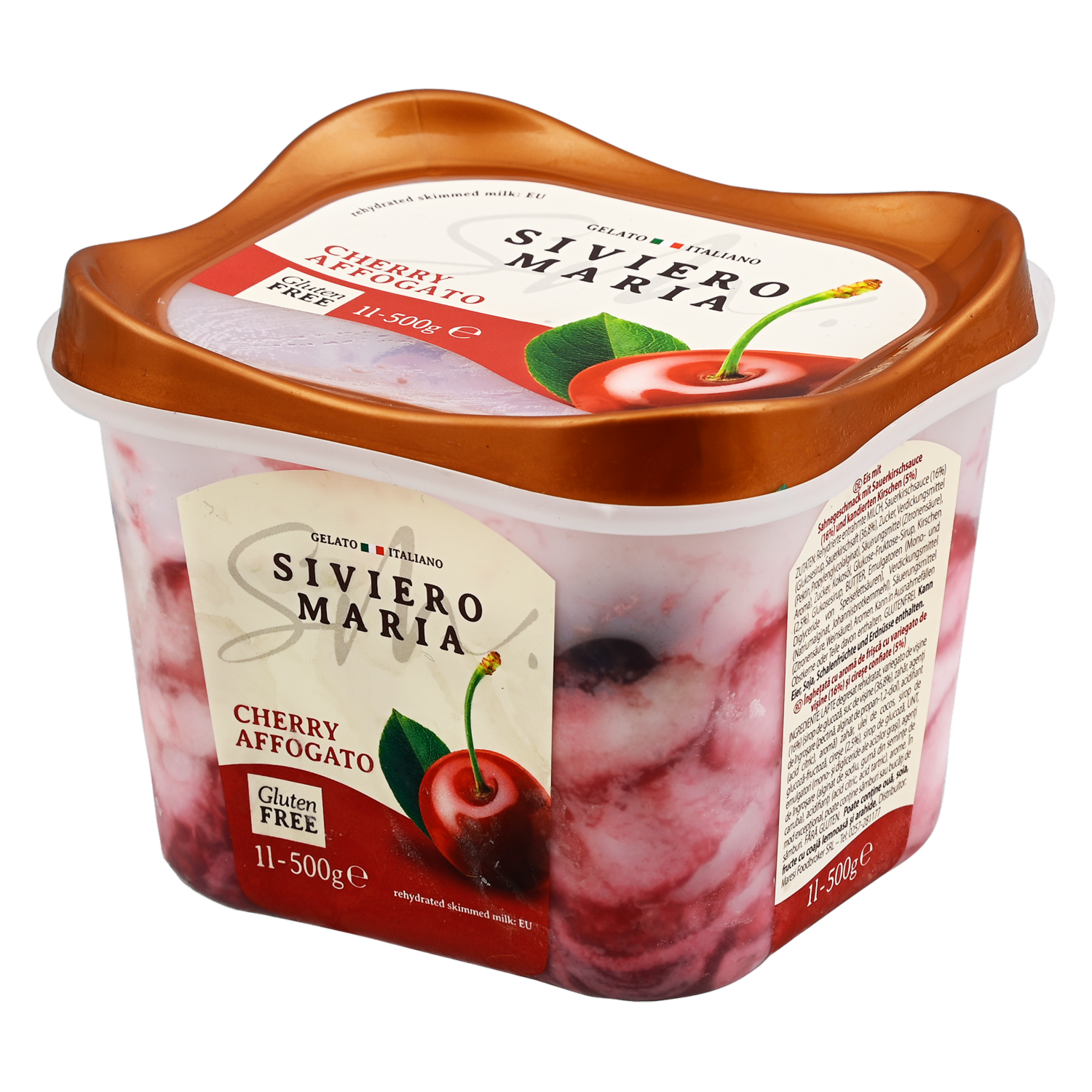 Helado Cereza Negra SIVIERO MARIA 1000 ML