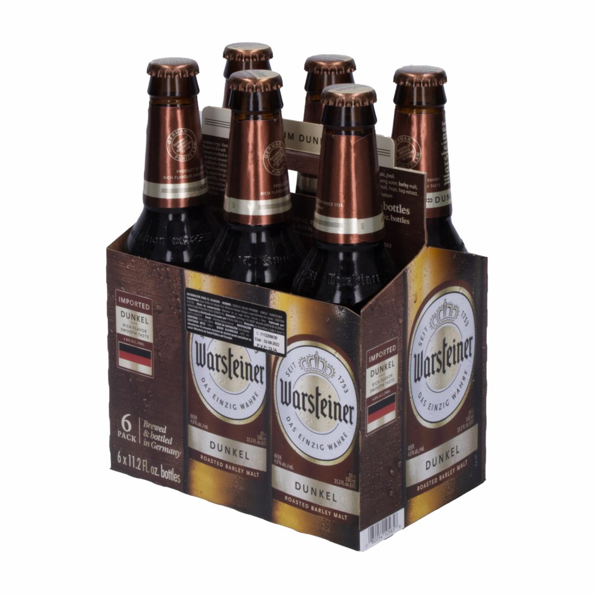 Cerveza Dunkel WARSTEINER 6 X 330 Ml