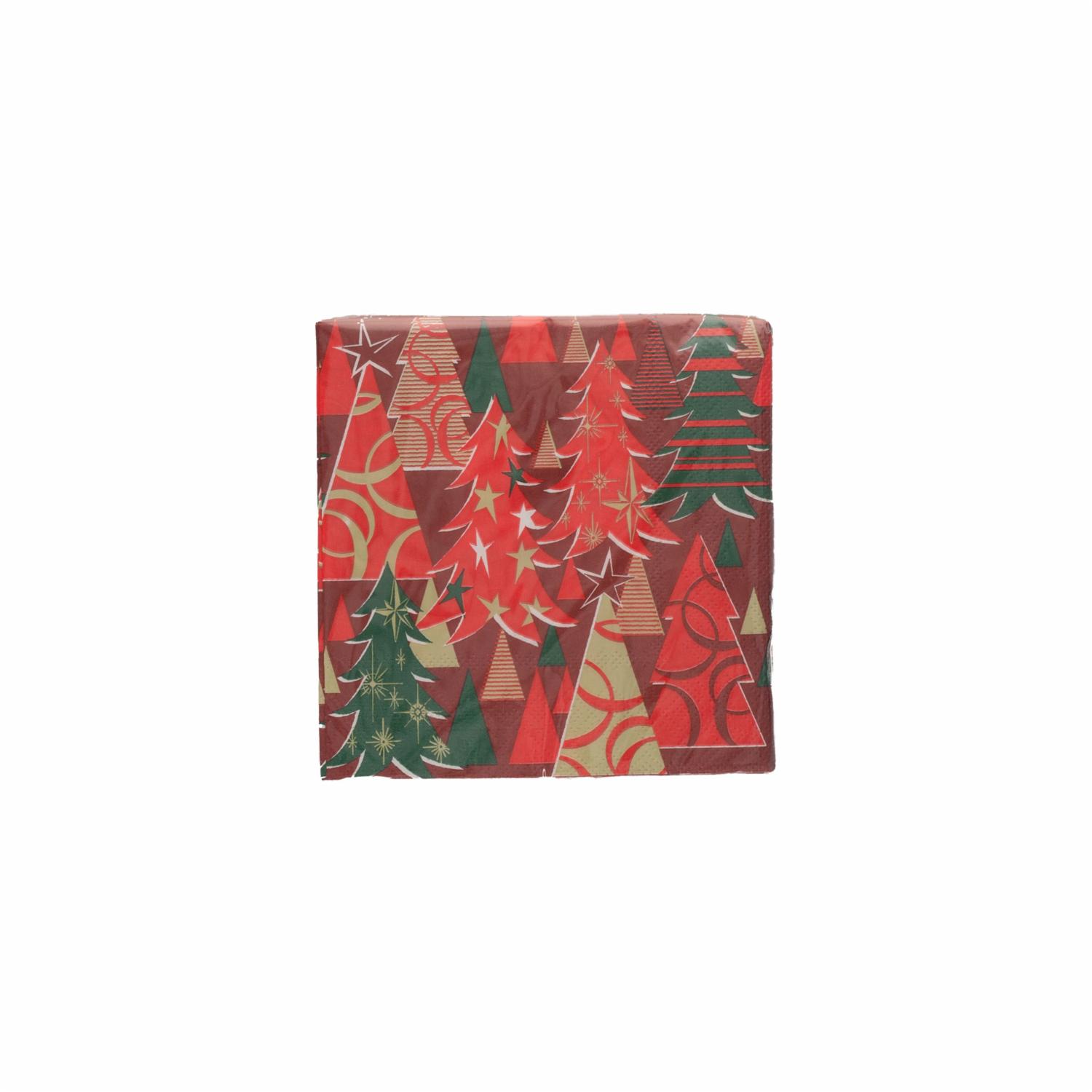 Servilleta Navidad Árbol Rojo Y Verde DFHO 20 U