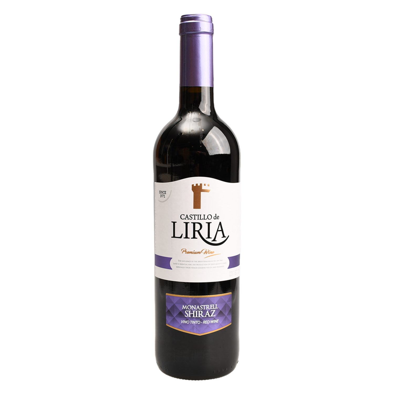 Vino Shiraz Castillo De Liria 750 Ml