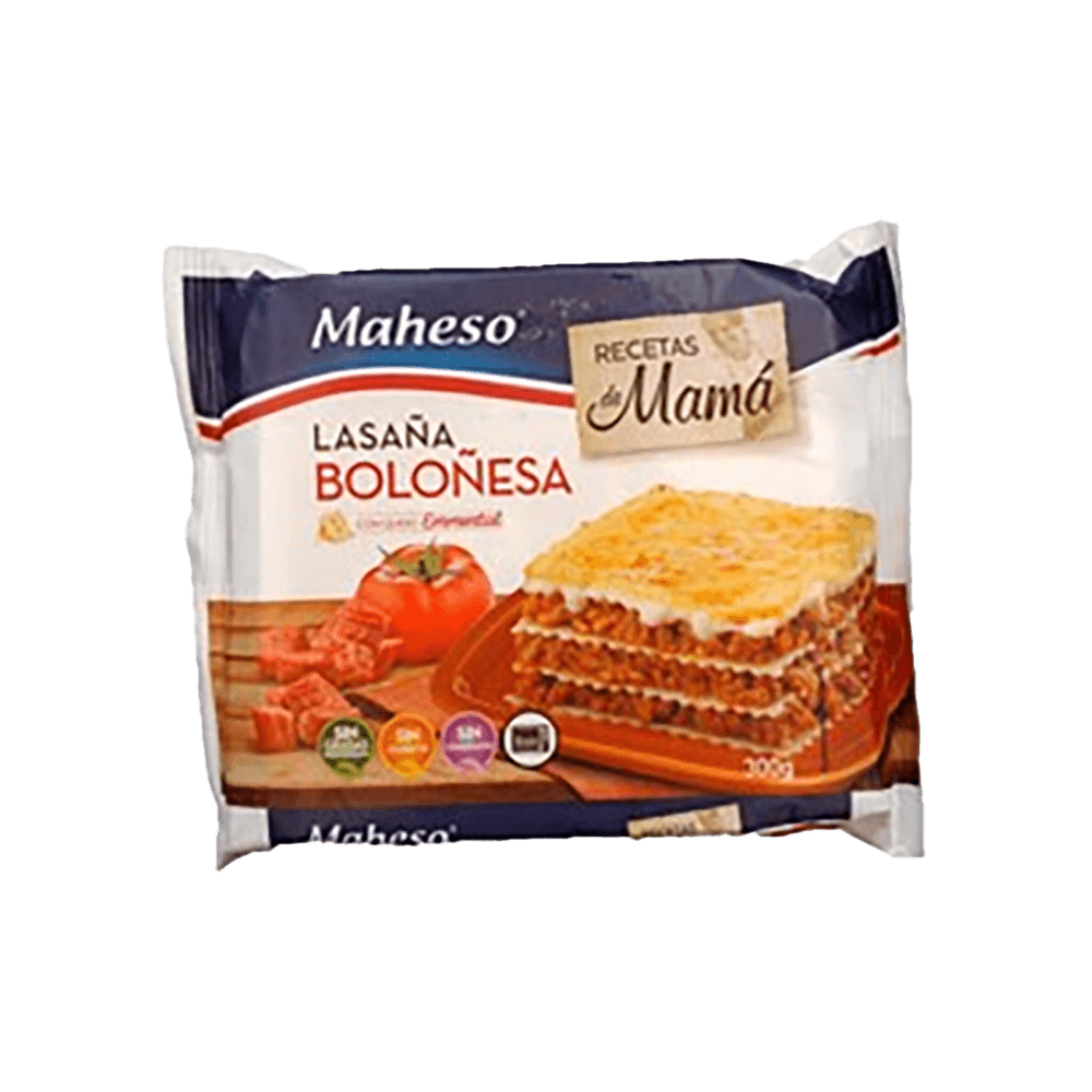 Maheso Lasana Bolonesa Con Queso Enmental 300 G