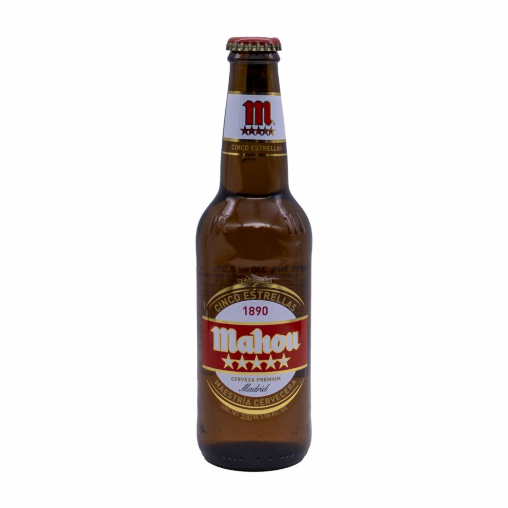 Cerveza 5 Estrellas Mahou Botella