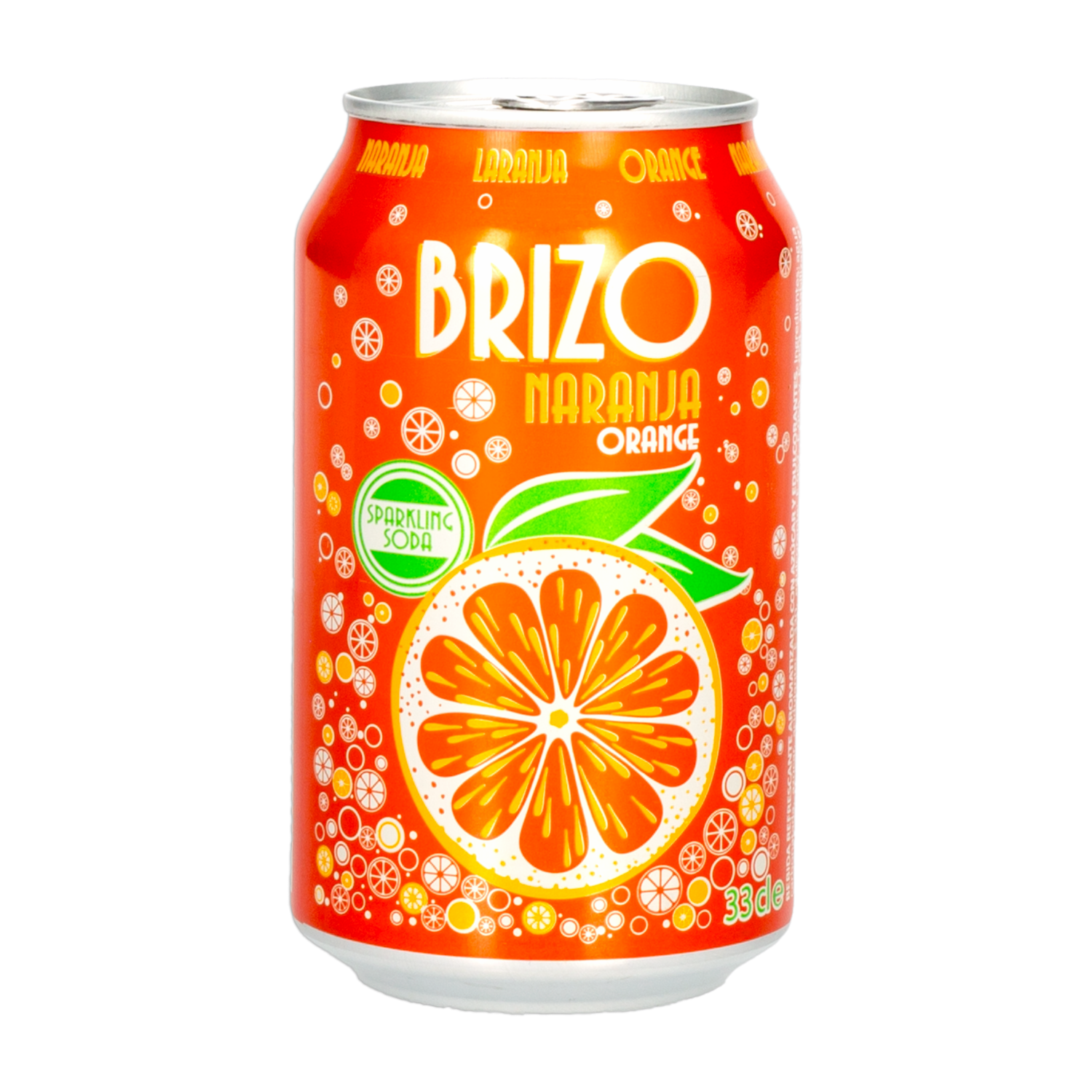 Bebida Gaseosa Sabor A Naranja BRIZO 330 Ml