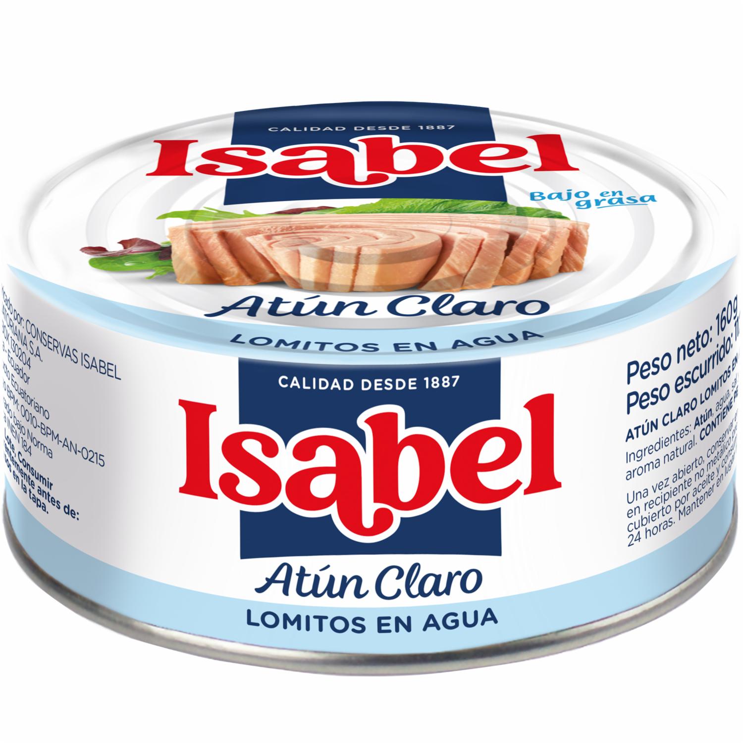 Atún En Agua, Abre Fácil ISABEL 160 G