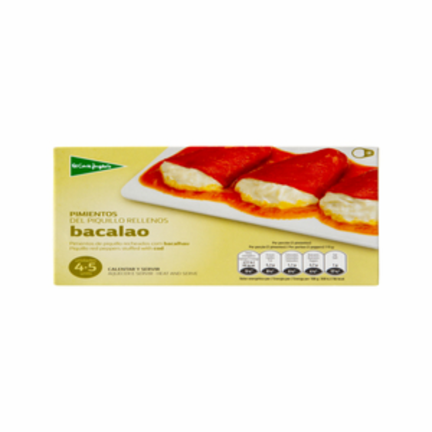 Pimientos Piquillos Rellenos De Bacalao EL CORTE INGLÉS 230 G