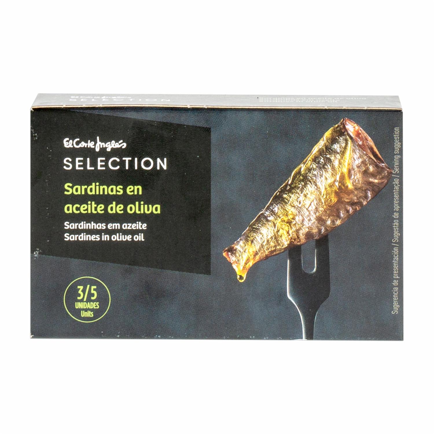 Sardina En Aceite De Oliva EL CORTE INGLÉS 120 G