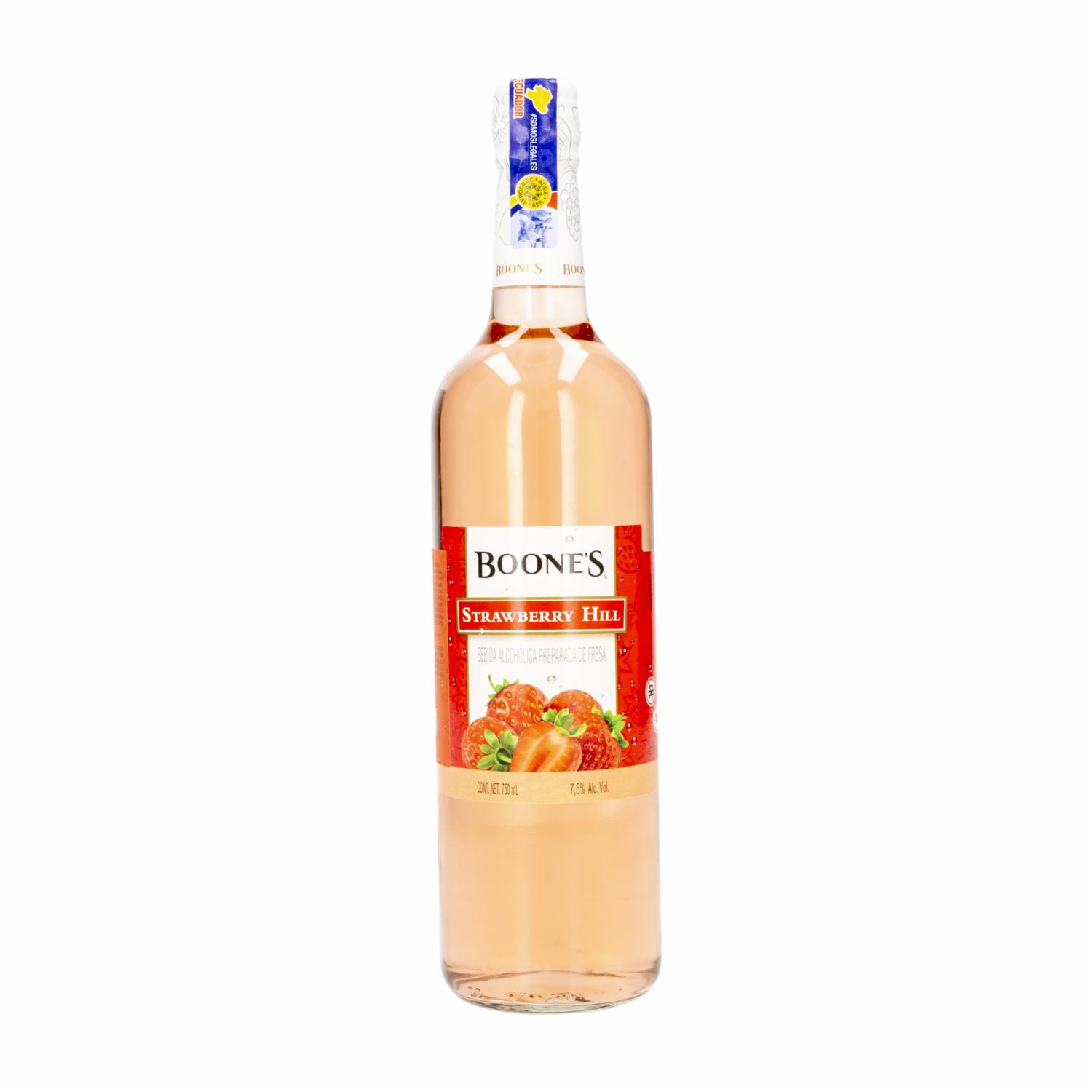 Vino Dulce De Fresa Silvestre Boone´s 750 Ml