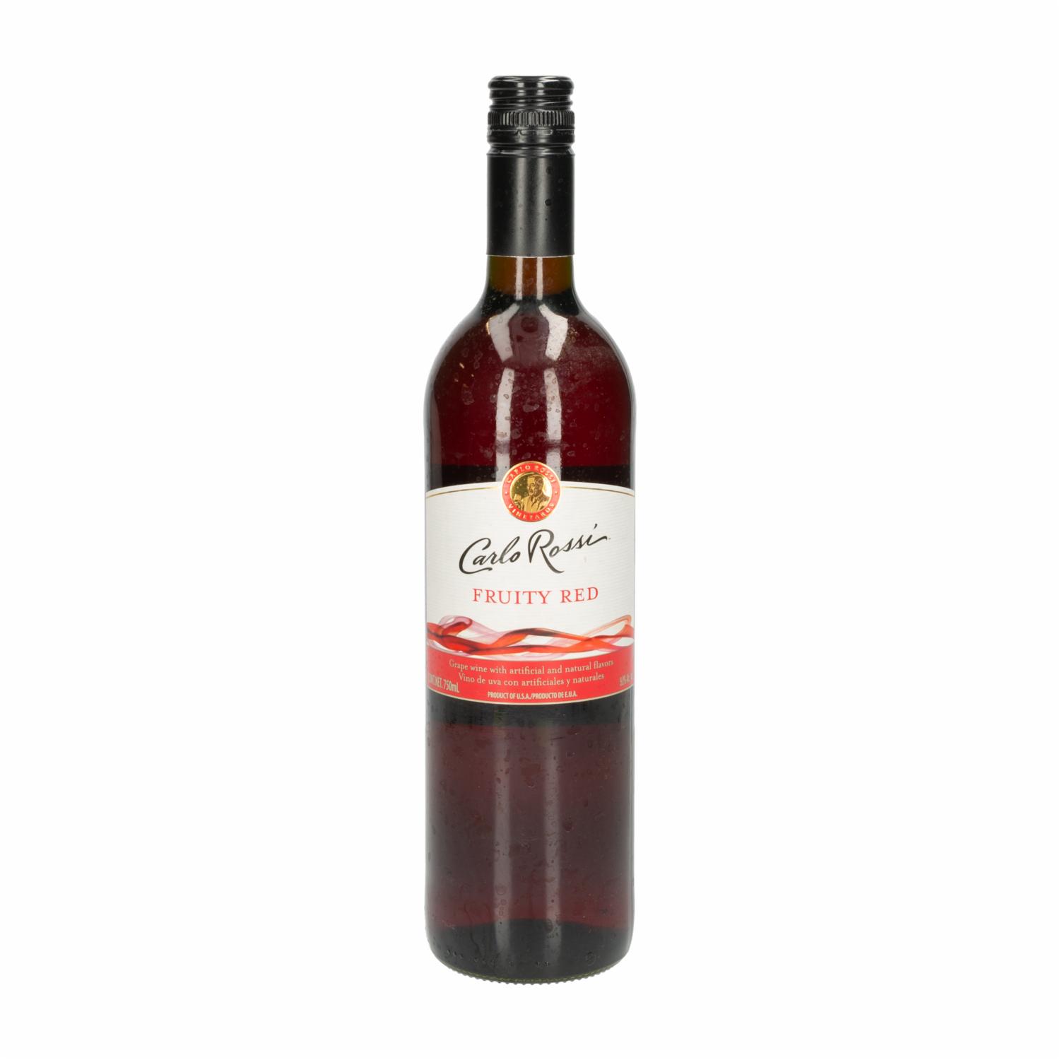 Vino Tinto Fruity Red 9% Alc. Vol. Carlo RossÍ 750 Ml