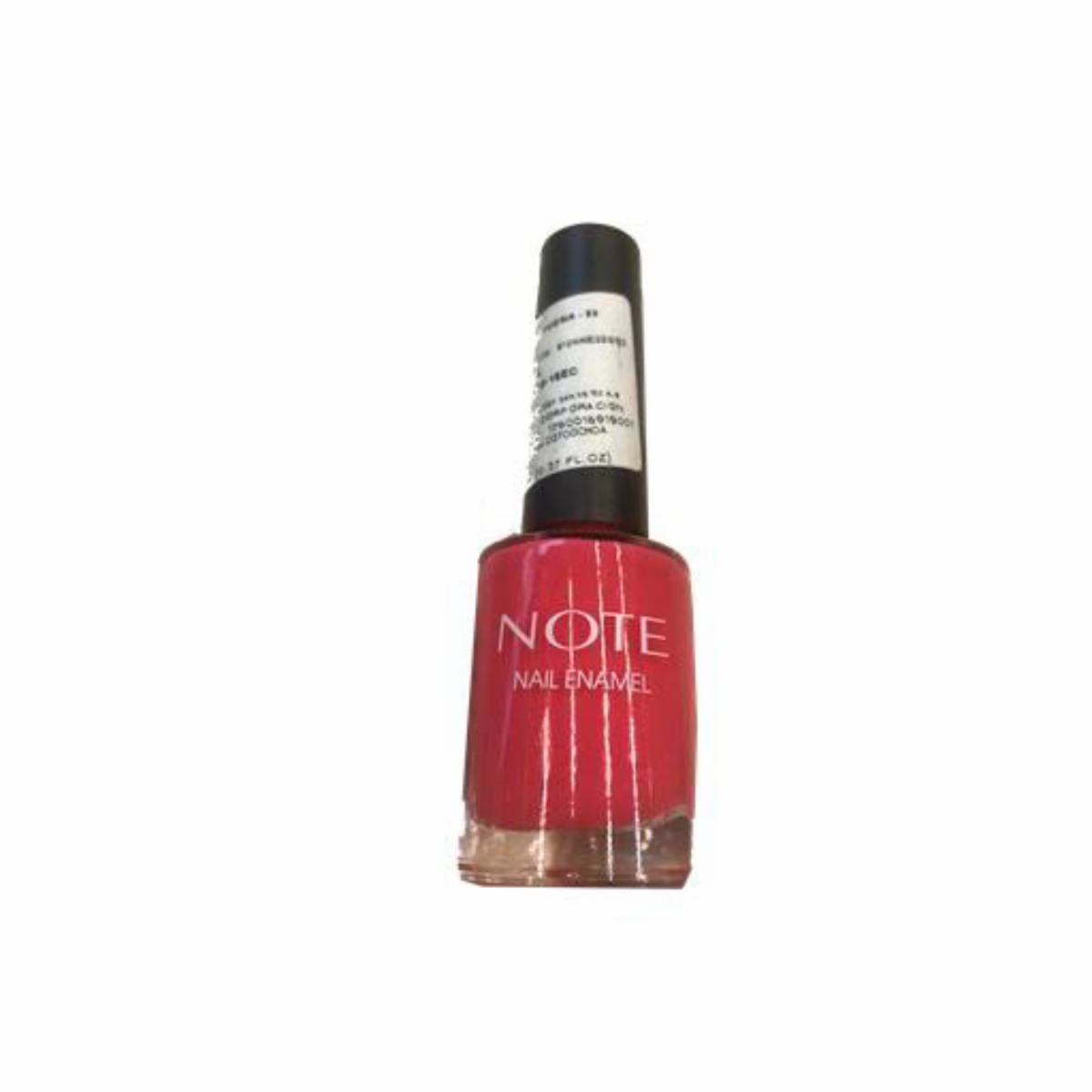 Esmalte De Uñas Enamel Rojo NOTE Unidad