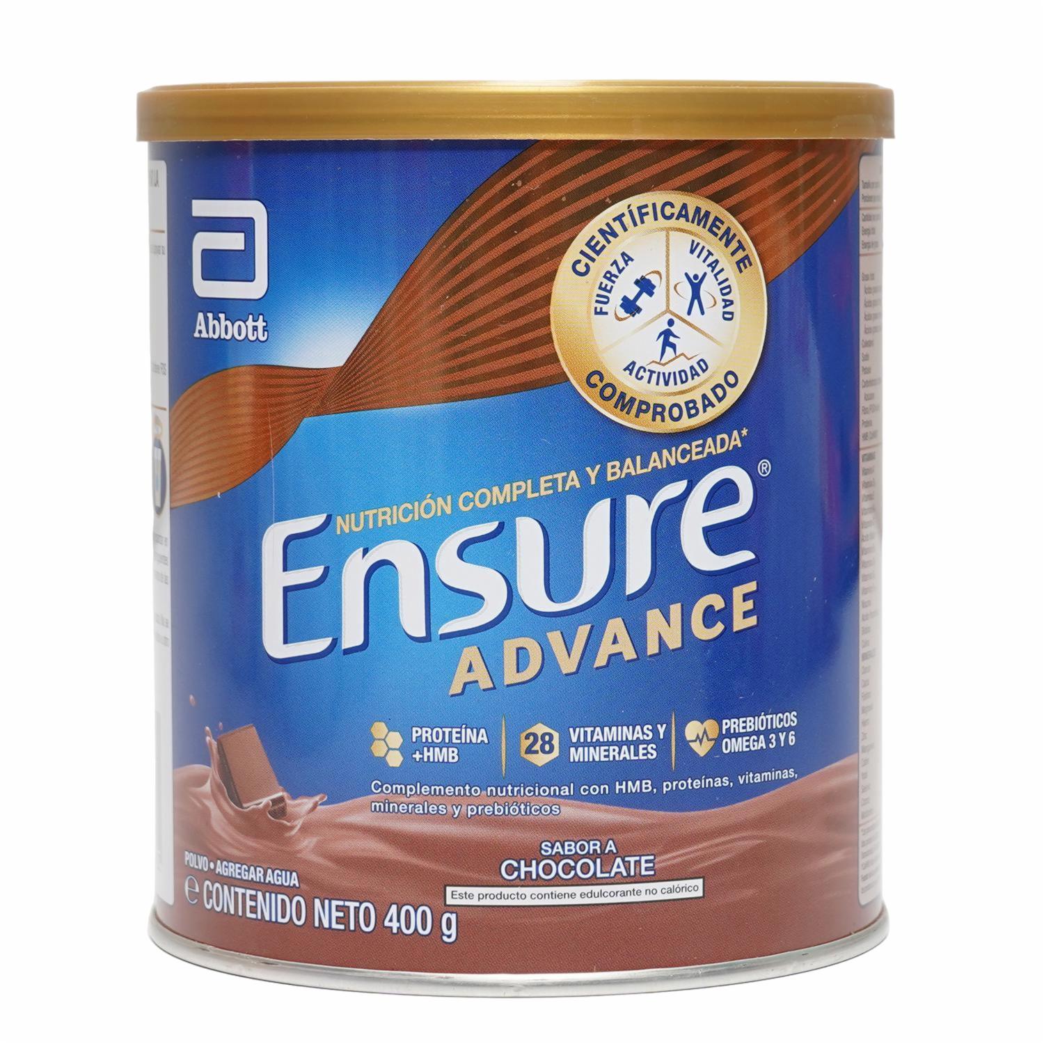 Suplemento Nutricional Advance Chocolate ENSURE 400 G