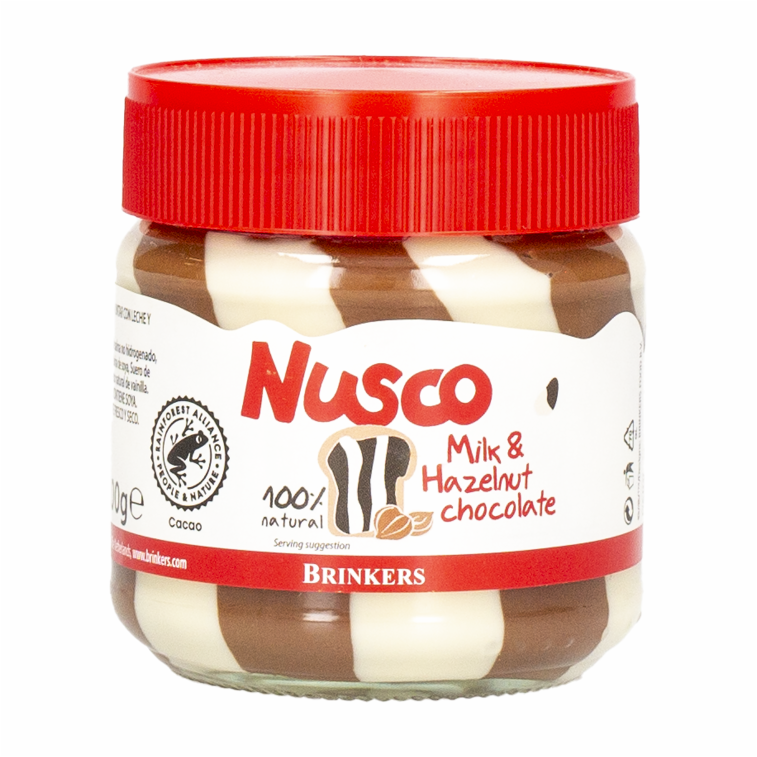 Chocolate Untable Leche Y Avellanas NUSCO 200 G