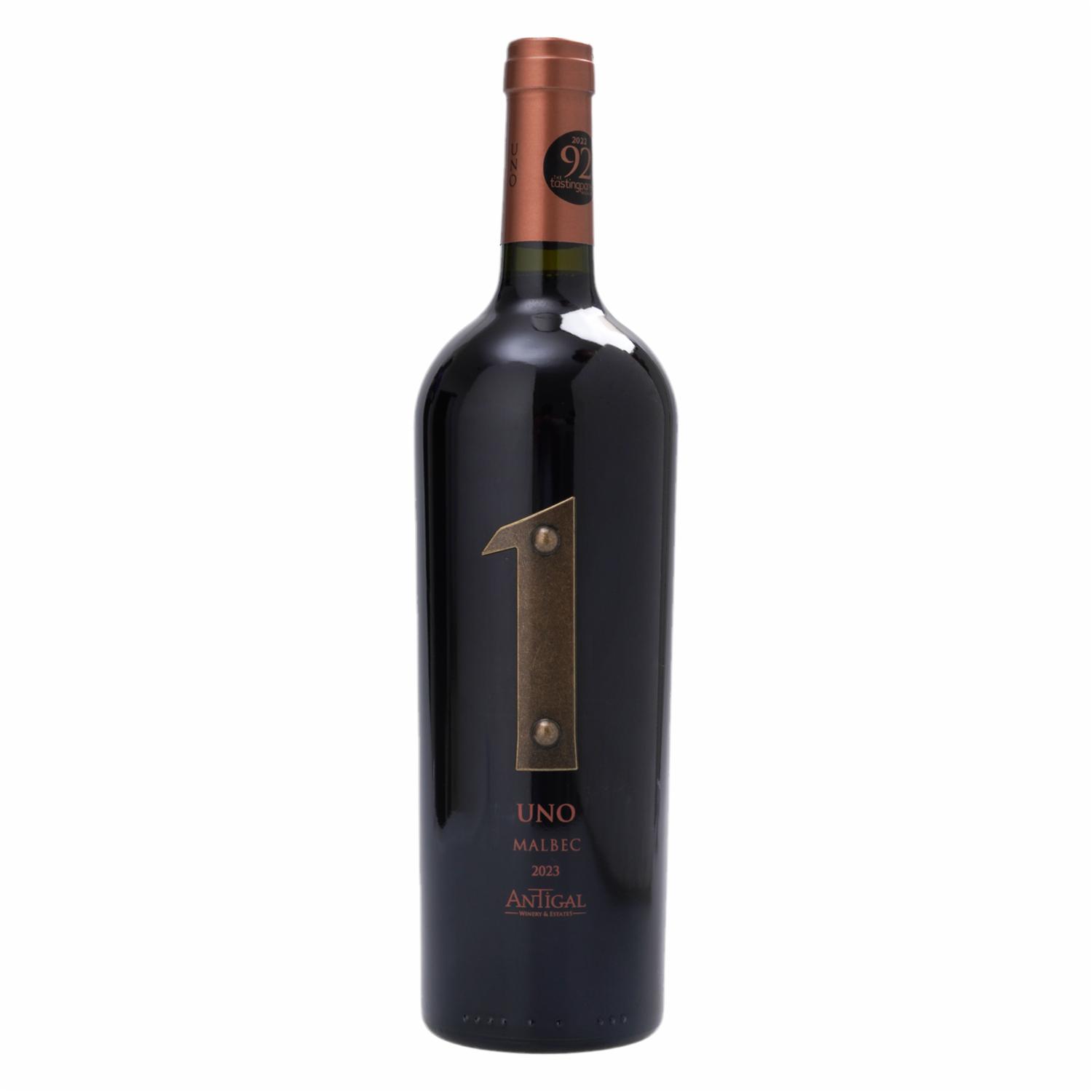 Vino Tinto Malbec Uno 750 Ml