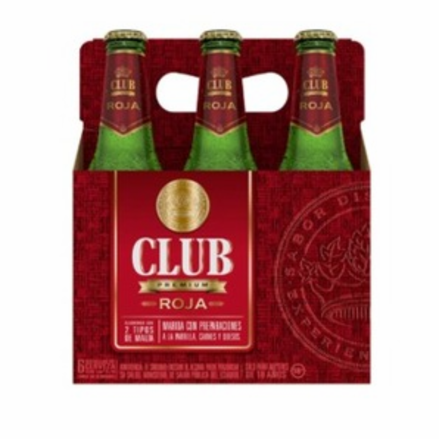 Cerveza Roja CLUB 6 X 330 Ml