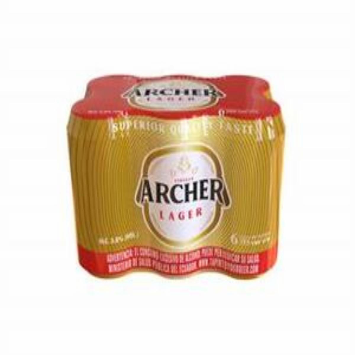 Cerveza 3,5% Vol Alc ARCHER 6x355Ml