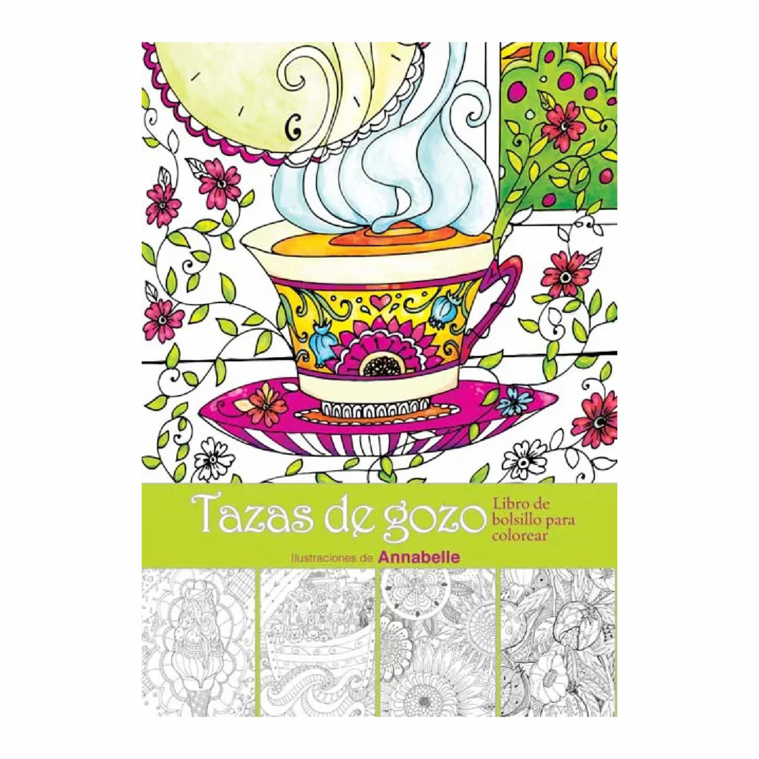 Libro Tazas De Gozo Mandalas Para Colorear UNILIBRO 192 Páginas