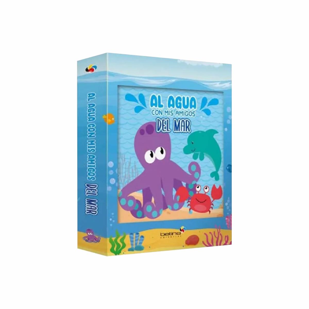 Libro Al Agua Con Mis Amigos Del Mar ROCAEDITORIAL 10 Páginas