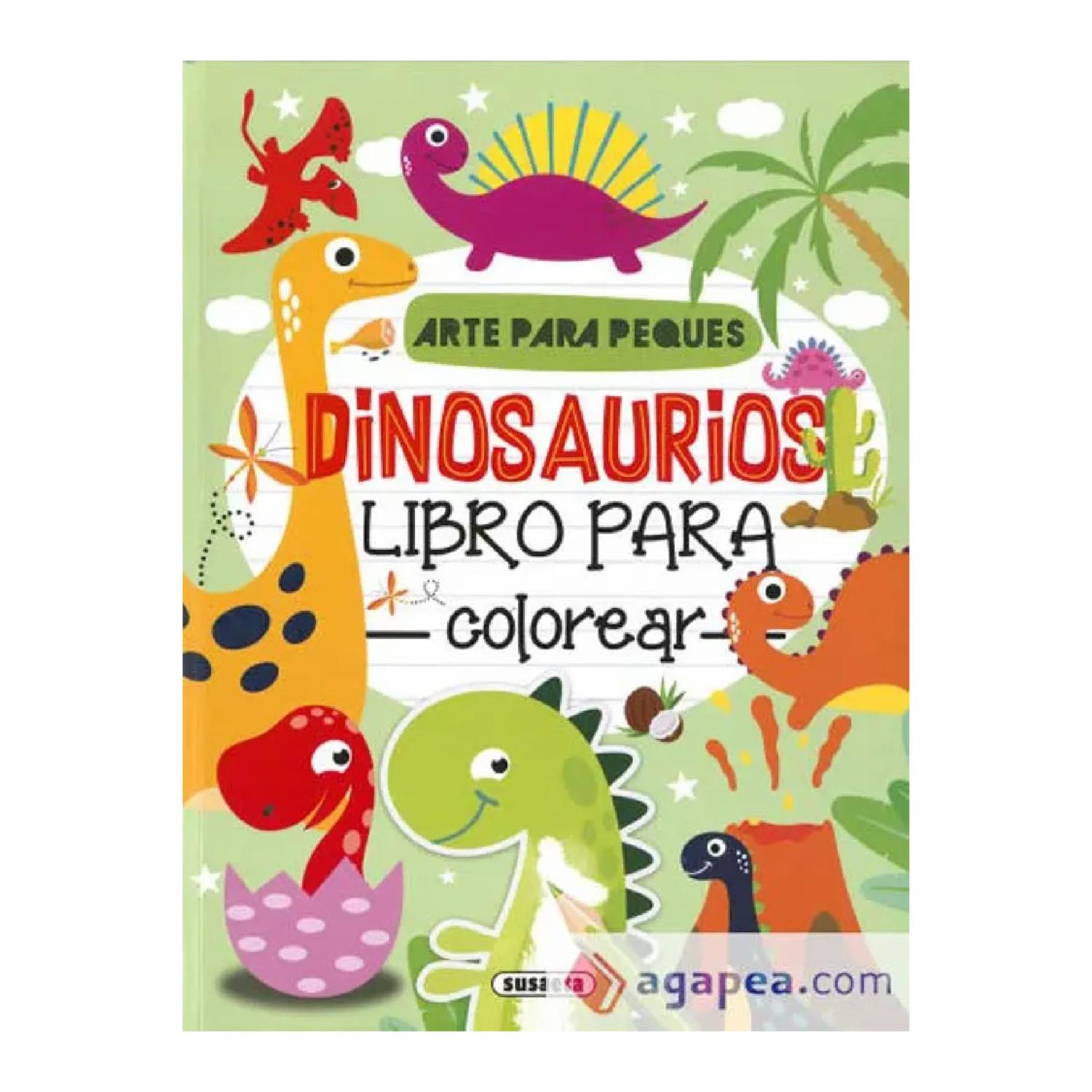 Libro Dinosaurios Libros Para Colorear SUSAETA 192 Páginas