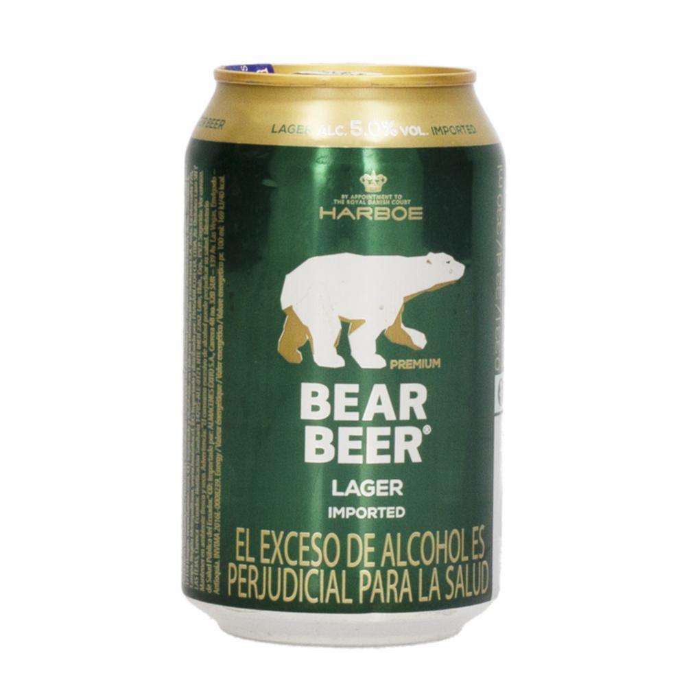 Cerveza Lager Importada Bear Beer 330 Ml