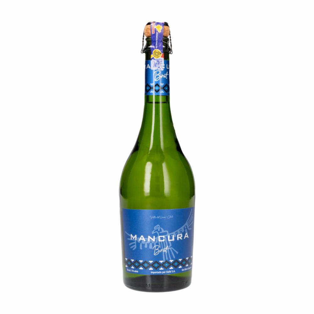 Vino Espumoso Brut Chardonnay Mancura 750 Ml