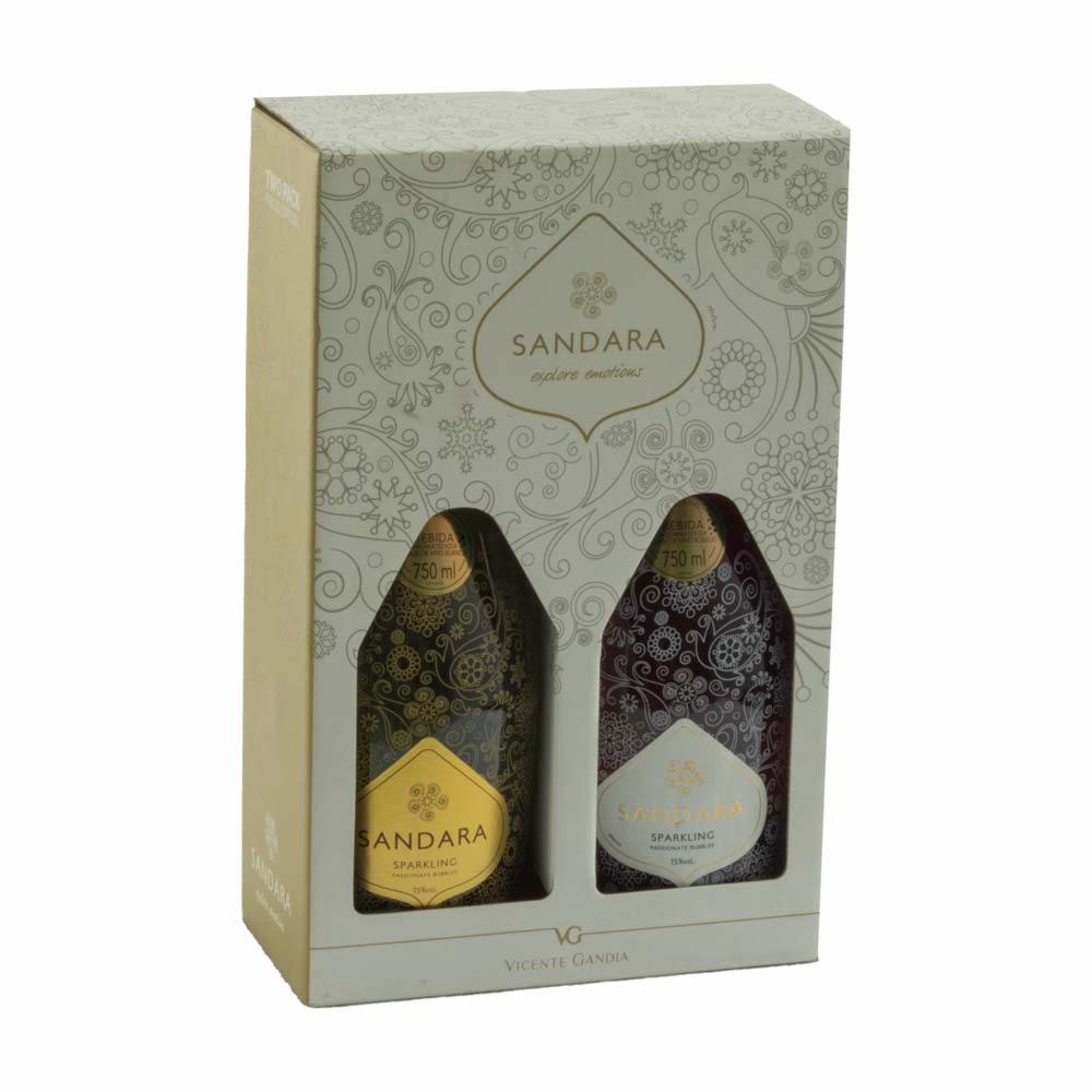 Pack Blanco + Rosado Sandara 2 X 750 Ml