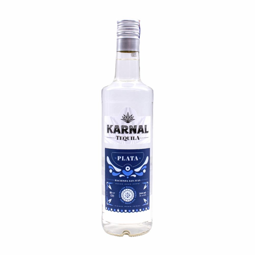 Tequila Plata El Karnal 700 Ml