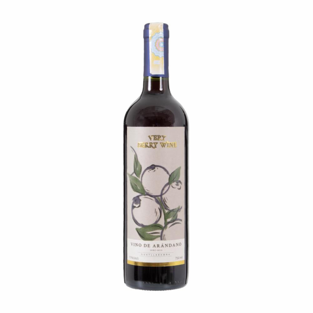 Vino Tinto De Arándano Very Berry Wine 750 Ml
